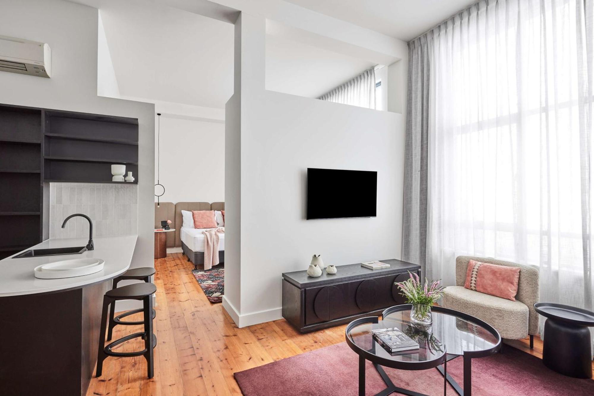 Adina Apartment Hotel Melbourne Flinders Street מראה חיצוני תמונה