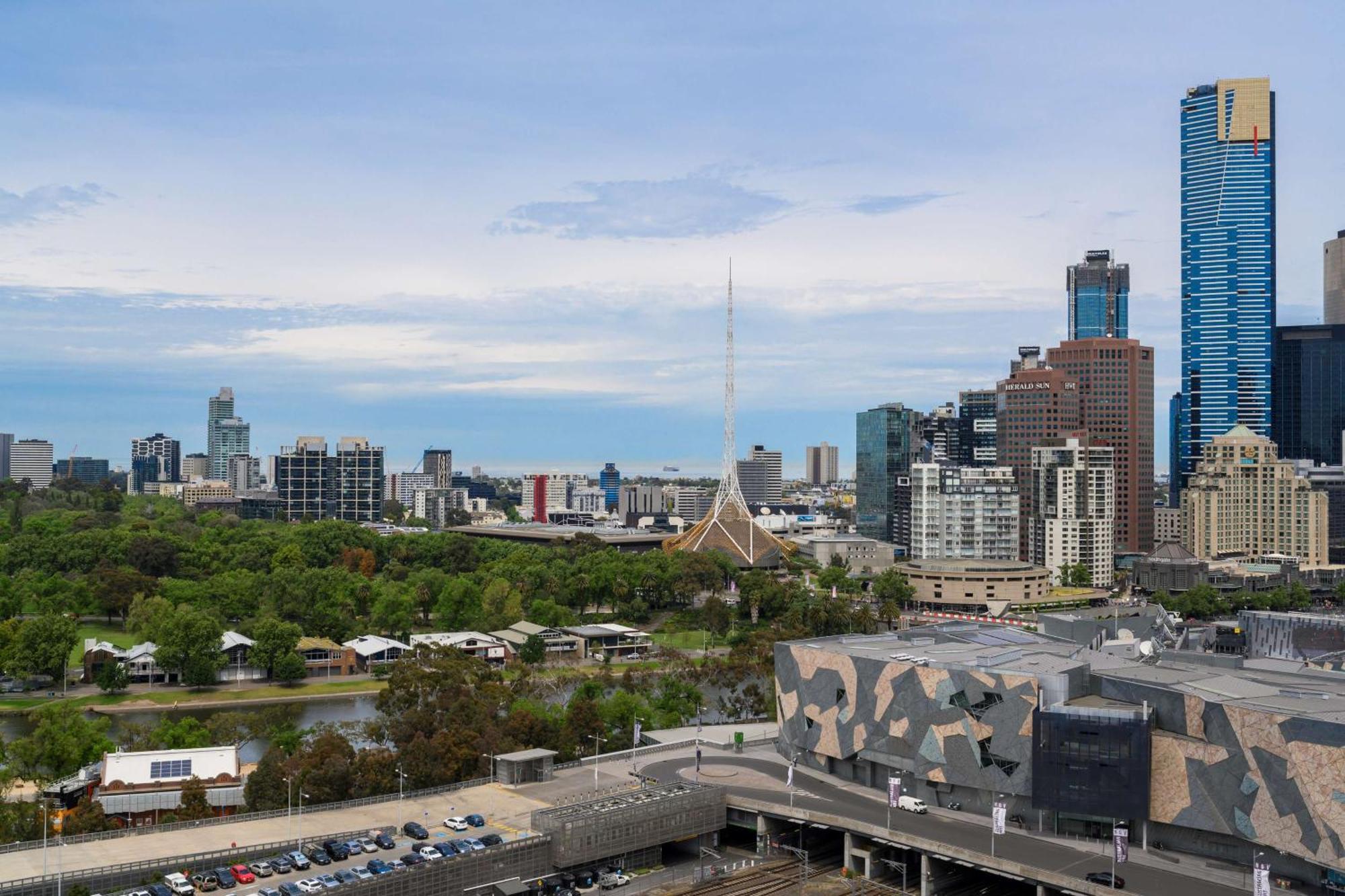 Adina Apartment Hotel Melbourne Flinders Street מראה חיצוני תמונה